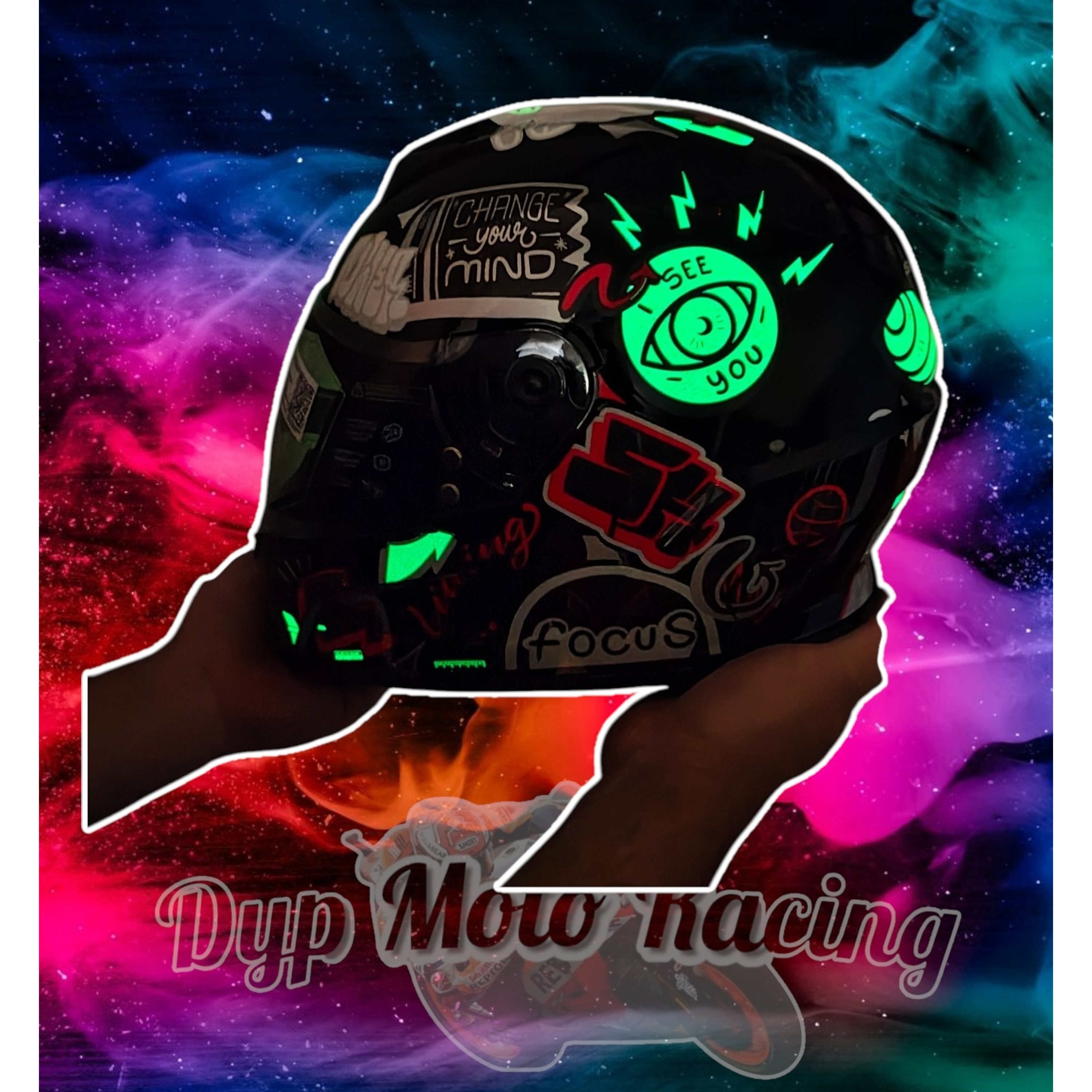 Casco Moto Shaft 502sp Beat Integral Normal Dot Acreditado Dark gray / Beat / Brillante 9