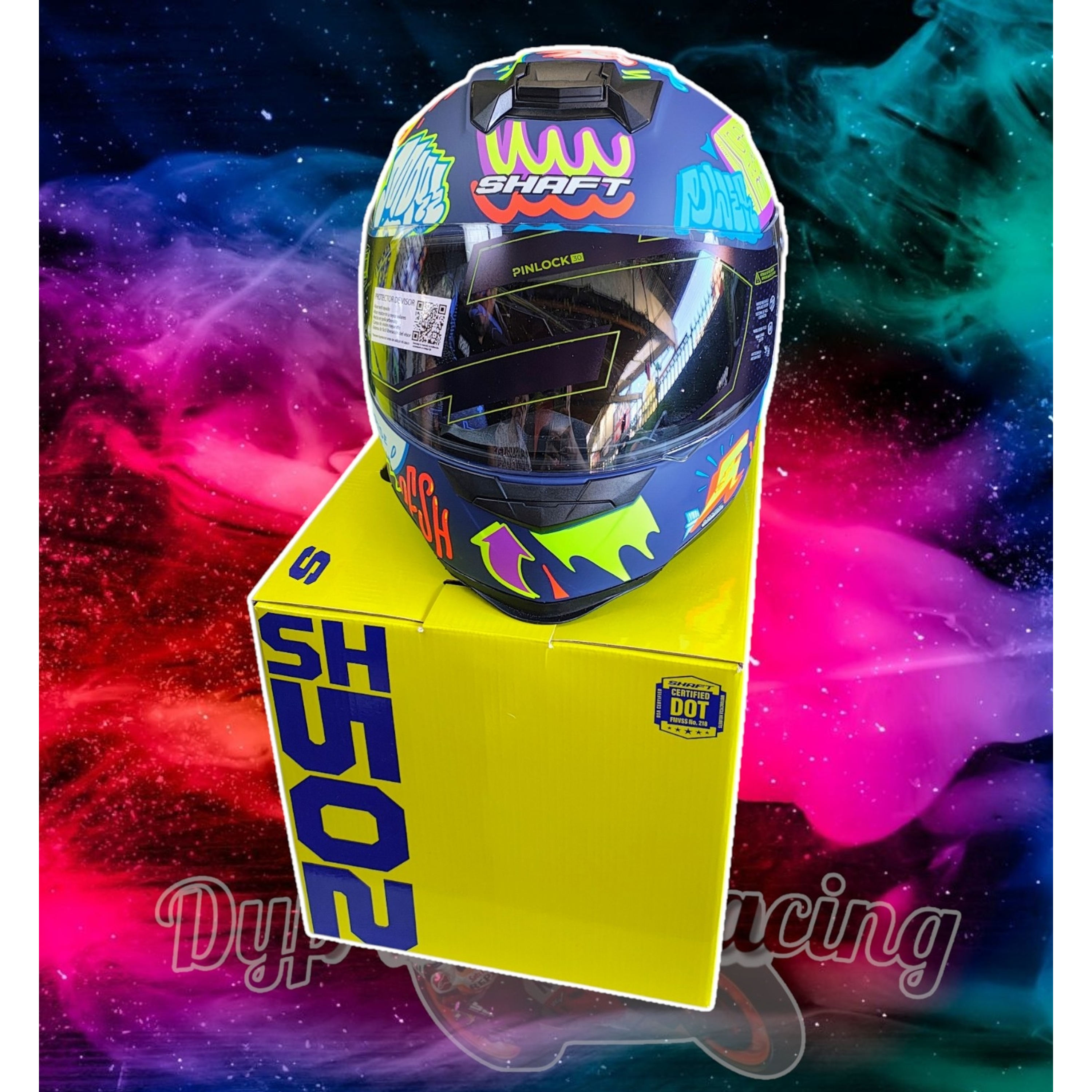 Casco Moto Shaft 502sp Beat Integral Normal Dot Acreditado Dark blue / Beat / Mate 5