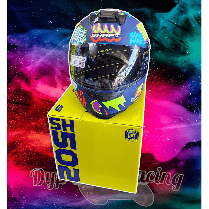 Casco Moto Shaft 502sp Beat Integral Normal Dot Acreditado Dark blue / Beat / Mate 5