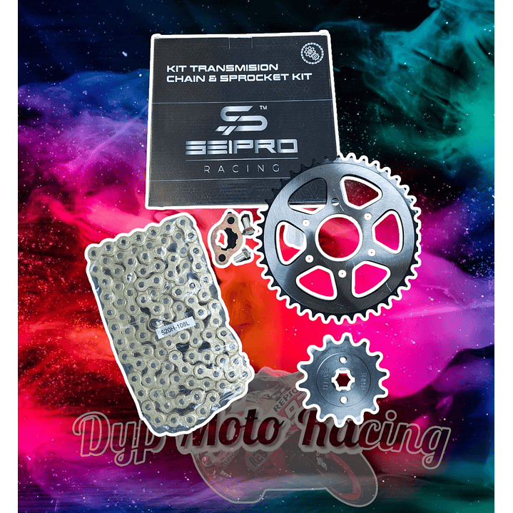 Kit De Transmisión Bajaj Pulsar Ns200 dorado 