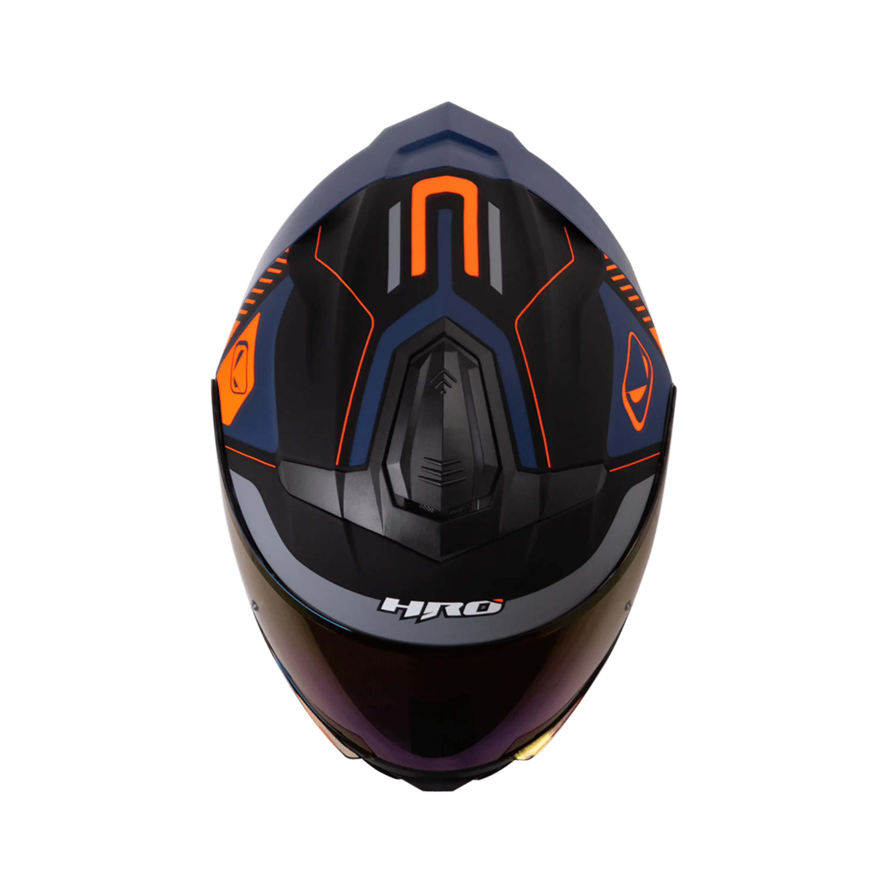 Casco Moto Hro 3440dv timer nj.n Abatible Sun Visor Certificación Dot talla M 2