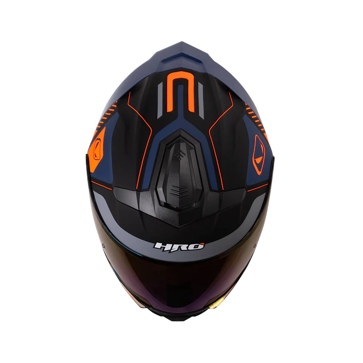 Casco Moto Hro 3440dv timer nj.n Abatible Sun Visor Certificación Dot talla M 2