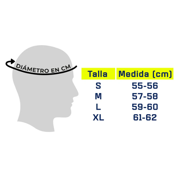 Casco Moto Hro 3440dv timer nj.n Abatible Sun Visor Certificación Dot talla M 5