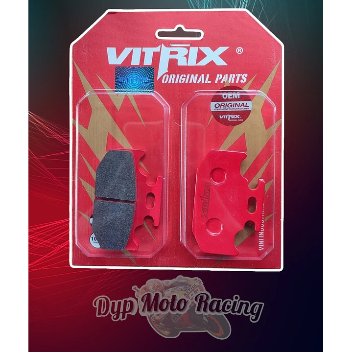 Pastillas Traseras Yamaha R15 V3 Fz 250 Fz16 3.0 Vitrix