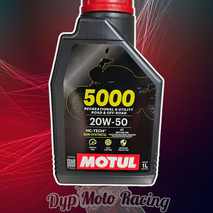 Aceite Motul 20w50 5000 semi sintético 