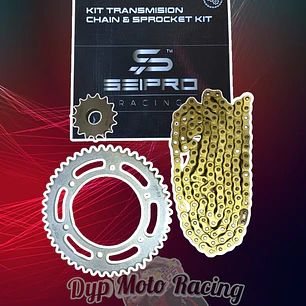 Kit de transmisión Yamaha fz 25 Fazer 250 seipro dorada