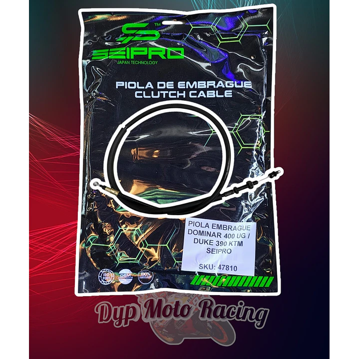 PIOLA DE EMBRAGUE DOMINAR 400 UG / DUKE 390 KTM SEIPRO