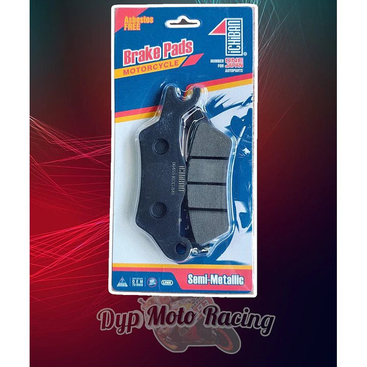 Pastillas delanteras para gixxer 150 honda invicta 150