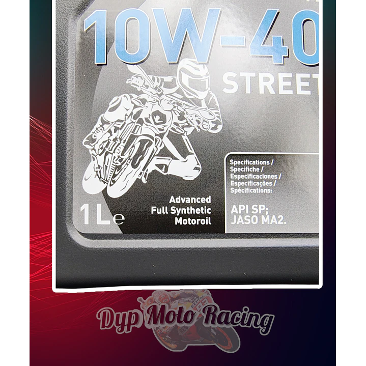 Aceite 10w40 Liqui moly street Advanced full sintético  2