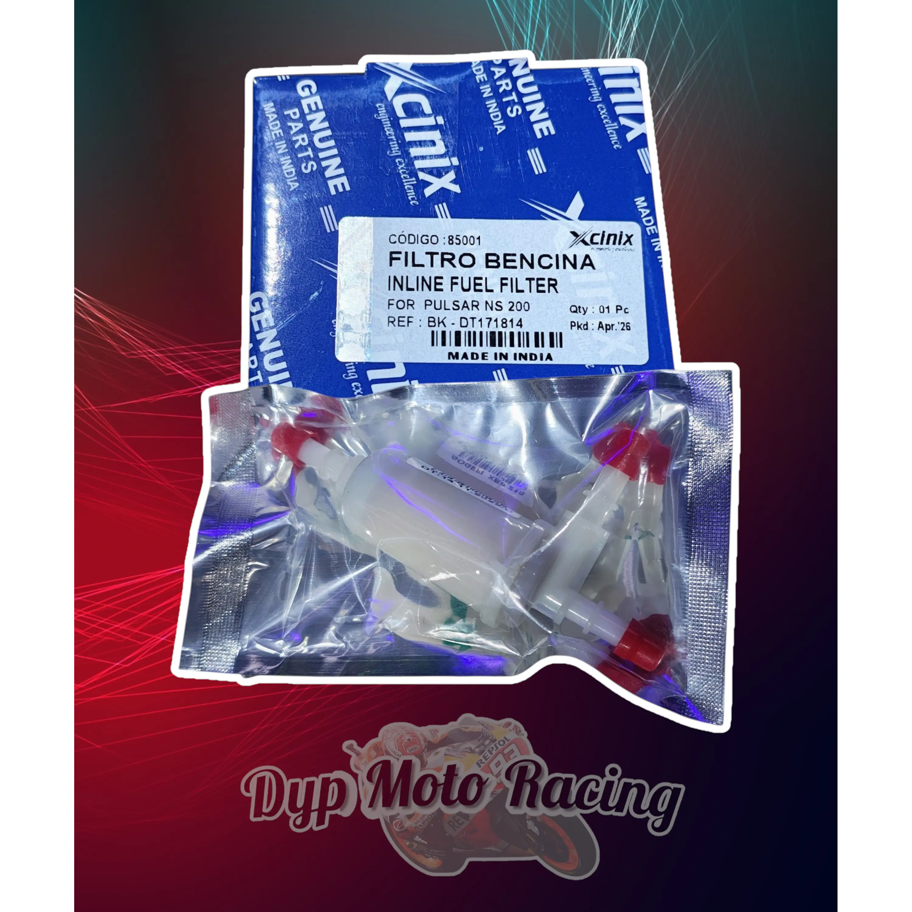 Filtro de bencina bajaj pulsar NS 160 fi ns200 fi rs200 n250 dominar 250 400 ug duke 200 390 1