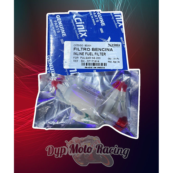 Filtro de bencina bajaj pulsar NS 160 fi ns200 fi rs200 n250 dominar 250 400 ug duke 200 390 1