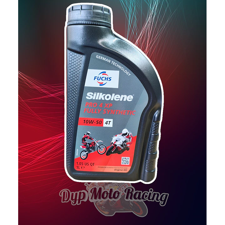 Aceite 10w50 full sintético pro 4 silkolene 1