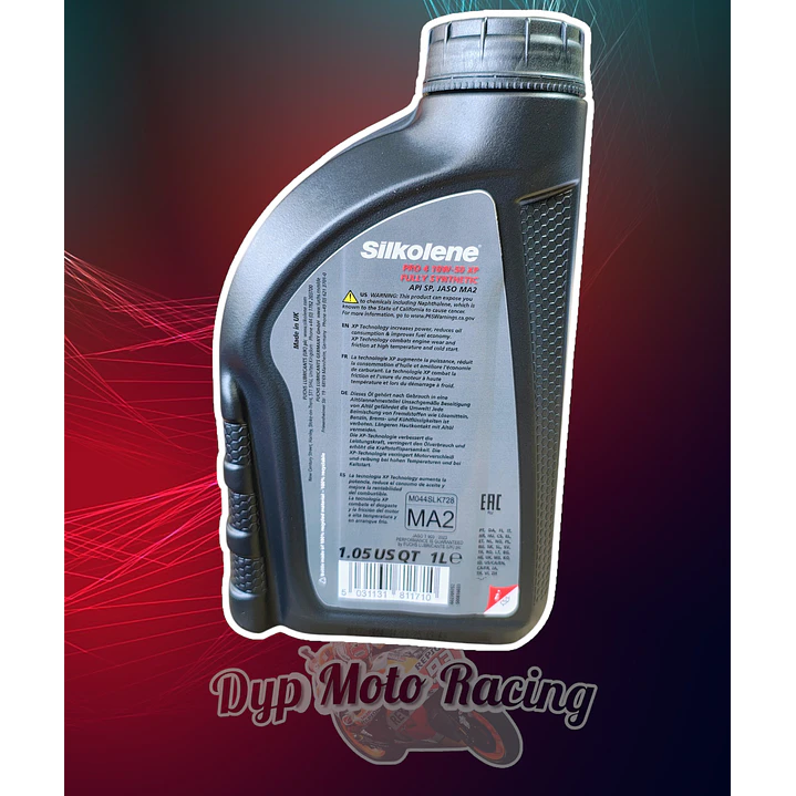Aceite 10w50 full sintético pro 4 silkolene 2