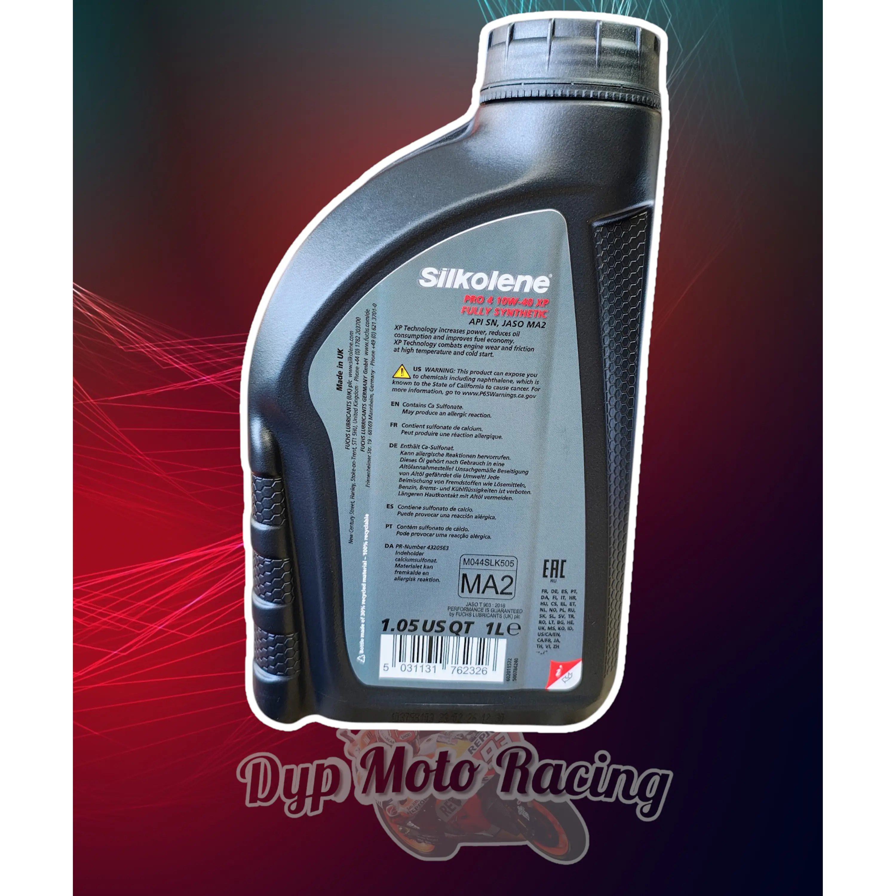 Aceite 10w40 full sintético pro 4 silkolene 2