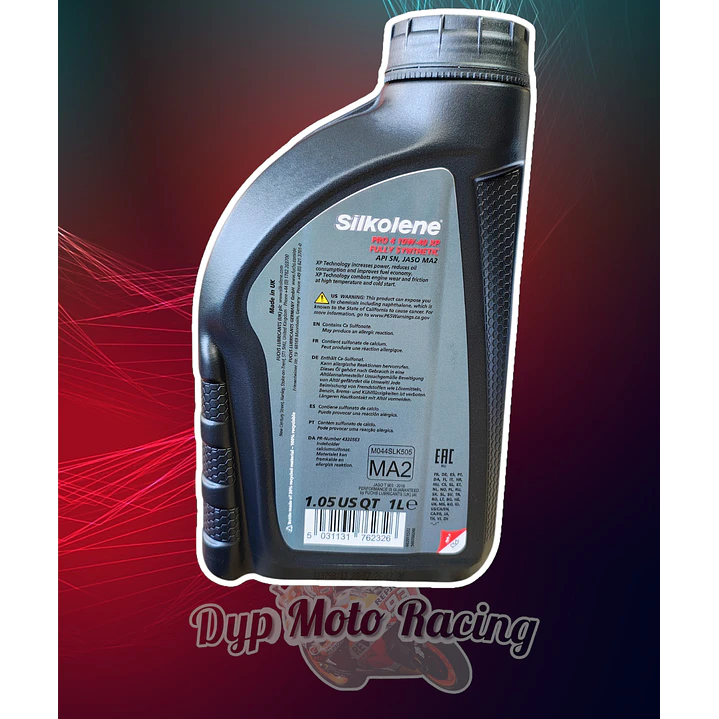 Aceite 10w40 full sintético pro 4 silkolene 2