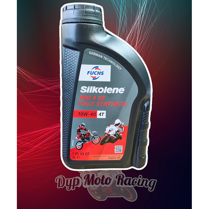 Aceite 10w40 full sintético pro 4 silkolene 1