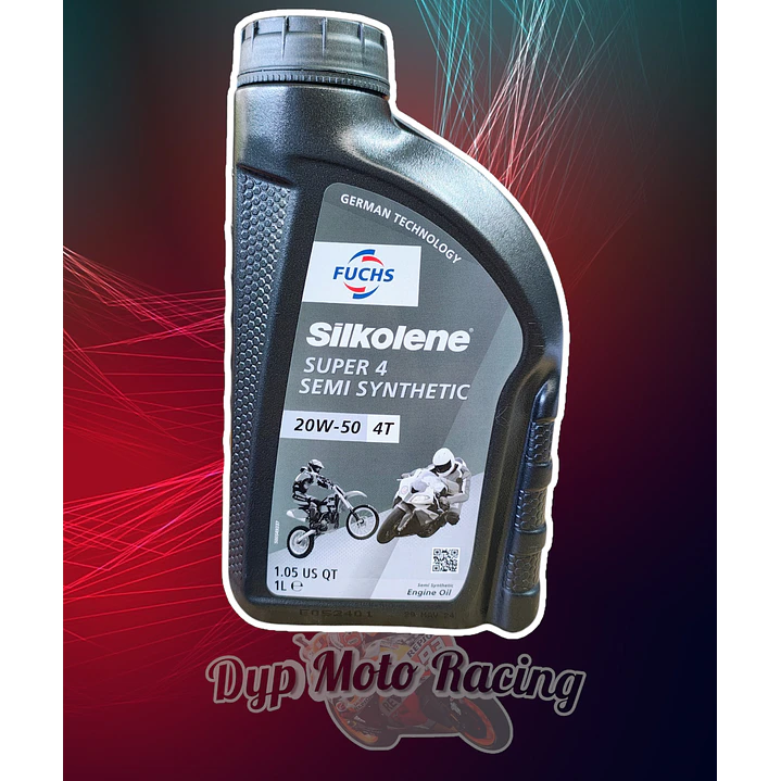 Aceite 20w50 semisintetico super 4 silkolene 1