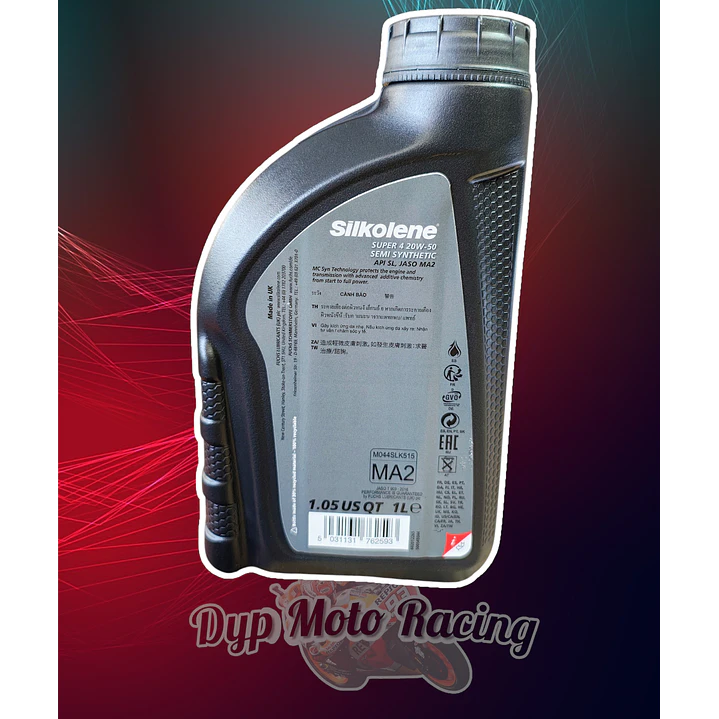 Aceite 20w50 semisintetico super 4 silkolene 2