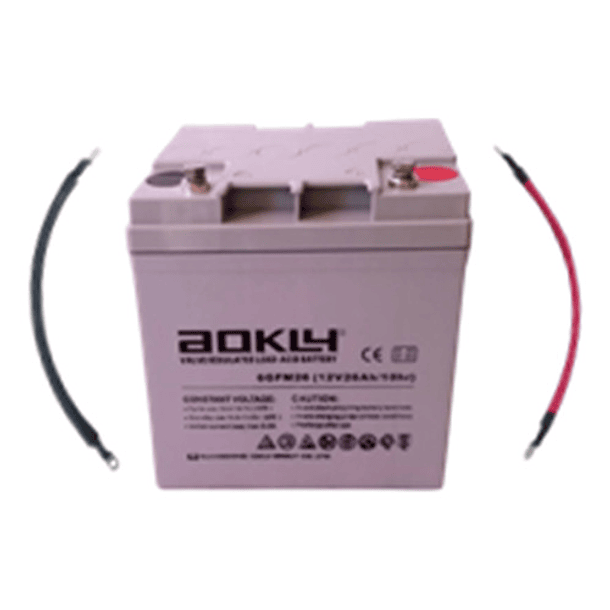 Kit De  Ampliación De Kit Solar Con una Batería 26 Ah mas Cables  del Paralelo