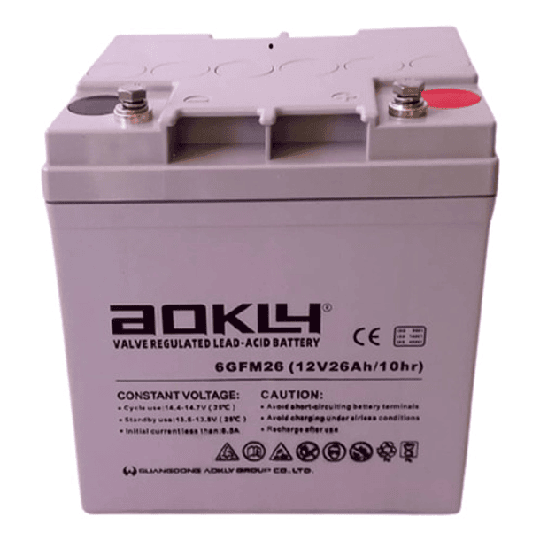 Kit De  Ampliación De Kit Solar Con una Batería 26 Ah mas Cables  del Paralelo 5