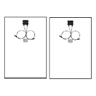 Kit Solar Inver 1000w Bat 100ah Panel 2x100w Controlador 30a 7