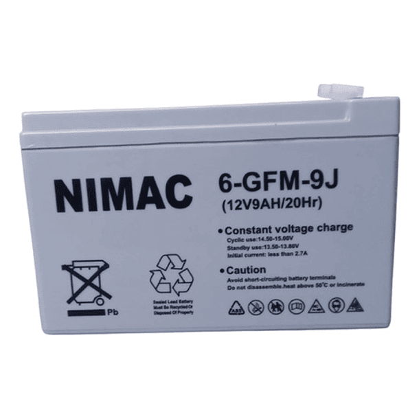 Batería 12v, 9ah Tipo Gel Ciclo Profundo / Sist Solares, Ups 1