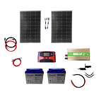 Bateria 76ah, Kit Solar Inver 100ow Panel Solal 2x100w, C30a 1