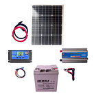 Kit Solar Inversor 500w, Control 20a, Batería 26ah-panel 50w 1