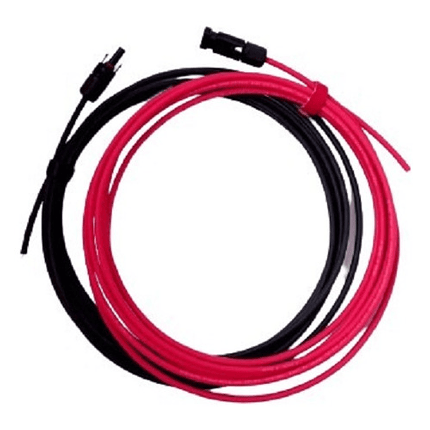 Cable Solar Fotovoltaico 4 Mm2,  20m, Rojo10/negro10 Con Mc4