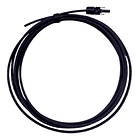 Cable Solar Fotovoltaico 6mm2,  5m Color Negro Con Un  Mc4 1
