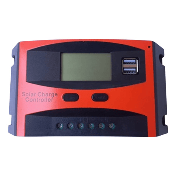 Controlador Carga Solar, 20a, 12vdc/24vdc, 2xusb 2