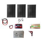 Kit Solar Inversor 1000w, Batería 100ah, Panel 3x100w, C 30a 1