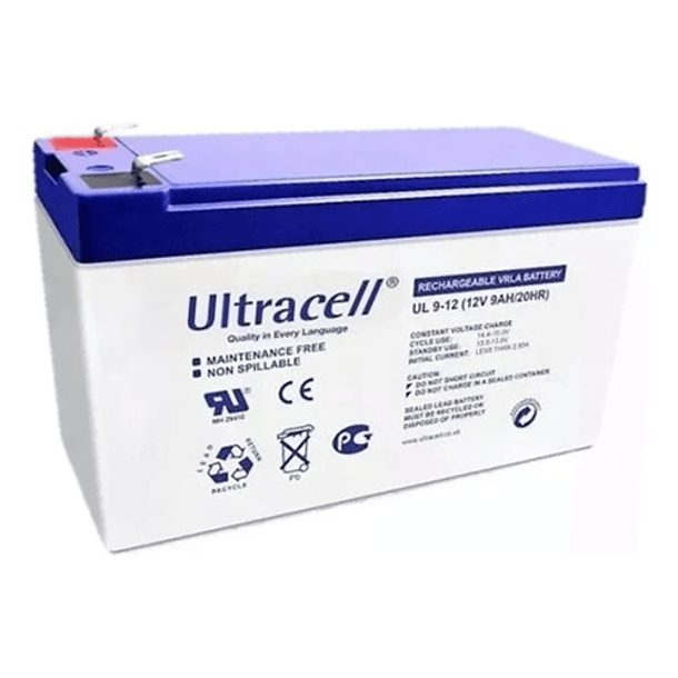 Batería  12v, 9ah,  Ultracell Original, Ciclo Profundo, Agm 1