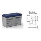 Batería  12v, 9ah,  Ultracell Original, Ciclo Profundo, Agm 3