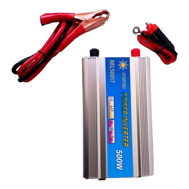 Inversor 12vdc/220vac, 500w, Util Taller/hogar/auto/camping 4