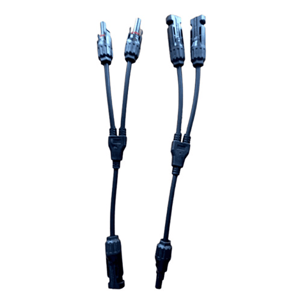 Par De Y Con Mc4 Para Paralelo De Dos Paneles Solares