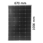 Kit Solar Inversor 500W, Panel 100w, Batería 40Ah, Control 20a 6