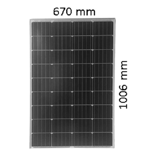 Kit Solar Inversor 500W, Panel 100w, Batería 40Ah, Control 20a 6