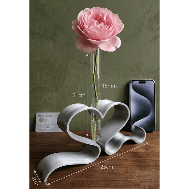 FLORERO CORAZÓN INFINITO 4