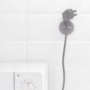 soporte para conectores, auto adhesivo