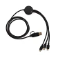 Cable Multicargador 3 en 1 Bambú de 122 cm - Miniatura 3