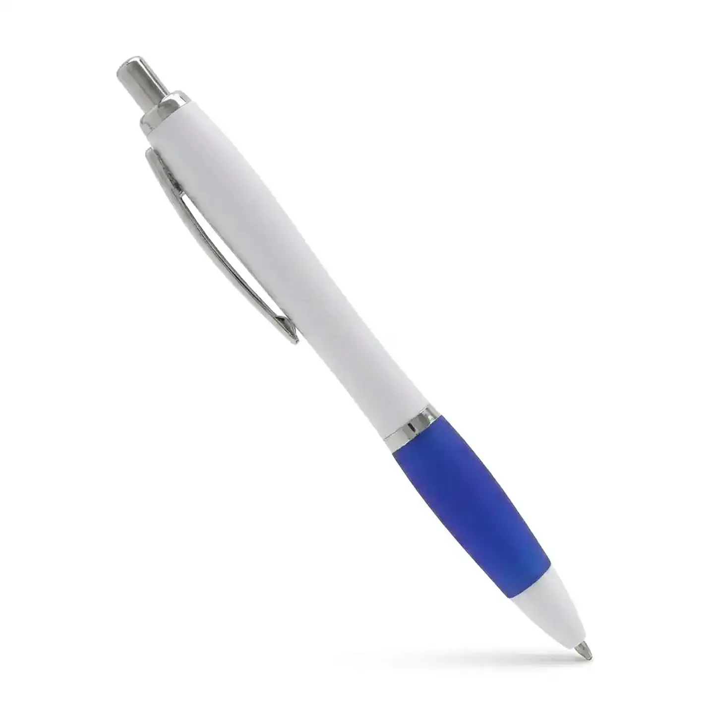 Lápiz Vento White con grip de goma y tinta azul 1