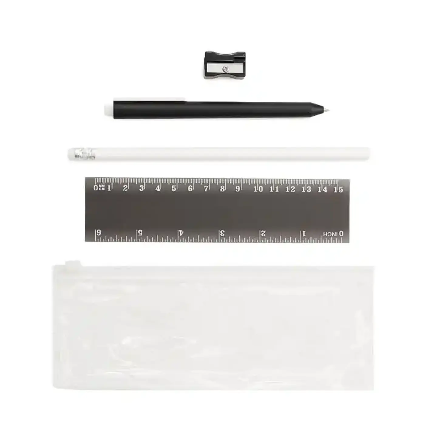 Set Stationery Visibility con cartuchera transparente 2