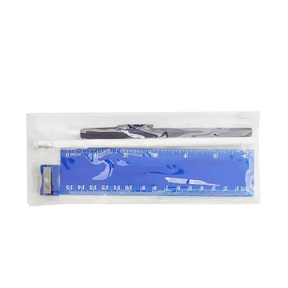 Set Stationery Visibility con cartuchera transparente 3