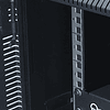 Gabinete Rack de Pared Compacto de 5U con Puerta en vidrio • Color: Negro 