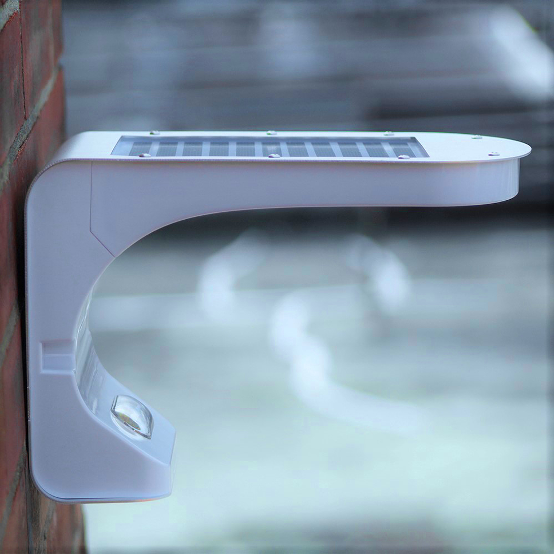 Lampara Solar con panel integrado para montaje en pared 3