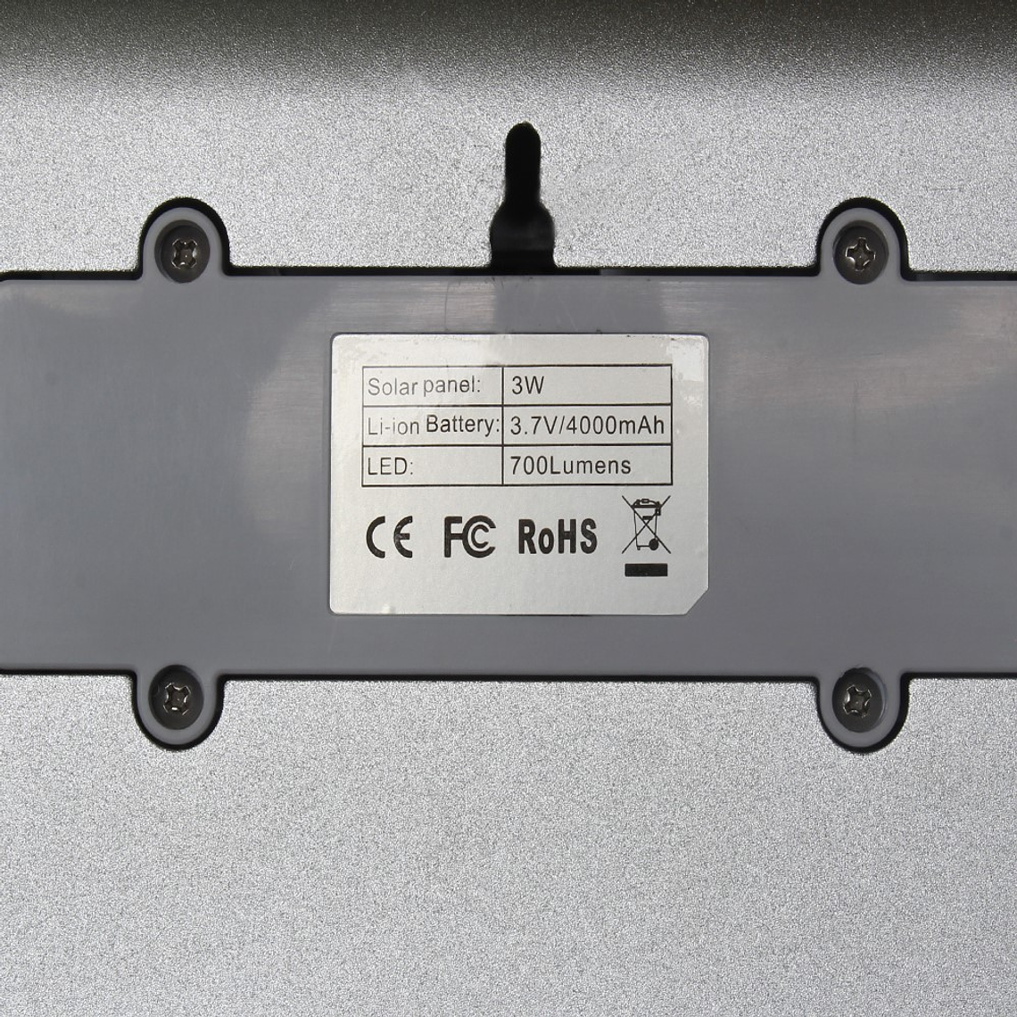 Lampara Solar con panel integrado para montaje en pared 13