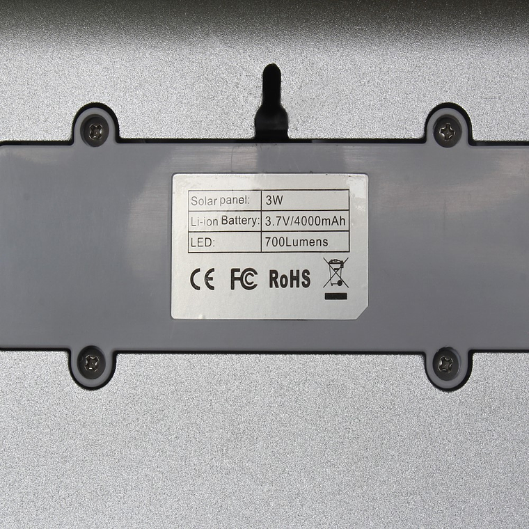 Lampara Solar con panel integrado para montaje en pared 13