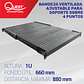 Bandeja Ventilada Ajustable de 1U - Miniatura 1