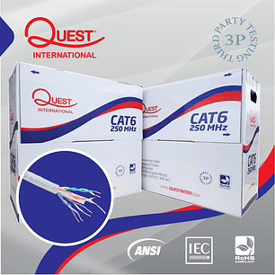 Cable U/UTP Categoría 6 Carrete de 305 metros